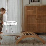 KLETTERBOGEN mit Rutsche/Leiter | Zweiteiliges Set | verstellbar & erweiterbar (Varianten wählbar)