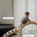 KLETTERBOGEN mit Rutsche/Leiter | Zweiteiliges Set | verstellbar & erweiterbar (Varianten wählbar)