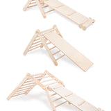 KLETTERDREIECK mit Rutsche/Leiter | Zweiteiliges Set (Varianten wählbar)