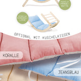 ZAUBERBERG | verstellbarer Kletterbogen | Spielhaus | Wippe | Hängebrücke