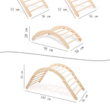 ZAUBERBERG | verstellbarer Kletterbogen | Spielhaus | Wippe | Hängebrücke