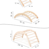 KLEINER ZAUBERBERG | verstellbarer Kletterbogen | Wippe | Schaukelstuhl