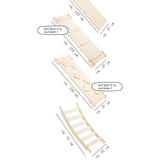 KLETTERDREIECK mit Rutsche/Leiter | Zweiteiliges Set (Varianten wählbar)