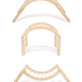 ZAUBERBERG | verstellbarer Kletterbogen | Spielhaus | Wippe | Hängebrücke