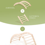 ZAUBERHÜGEL | Kletterbogen nach Pikler Art, erweiterbar | Grundmodul