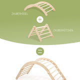 ZAUBERHÜGEL | Kletterbogen nach Pikler Art, erweiterbar | Grundmodul