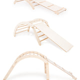 KLETTERBOGEN mit Rutsche/Leiter | Zweiteiliges Set | verstellbar & erweiterbar (Varianten wählbar)