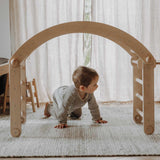 ZAUBERBERG | verstellbarer Kletterbogen | Spielhaus | Wippe | Hängebrücke