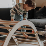 ZAUBERBERG | verstellbarer Kletterbogen | Spielhaus | Wippe | Hängebrücke