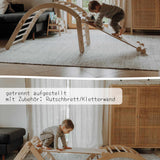 ZAUBERBERG | verstellbarer Kletterbogen | Spielhaus | Wippe | Hängebrücke