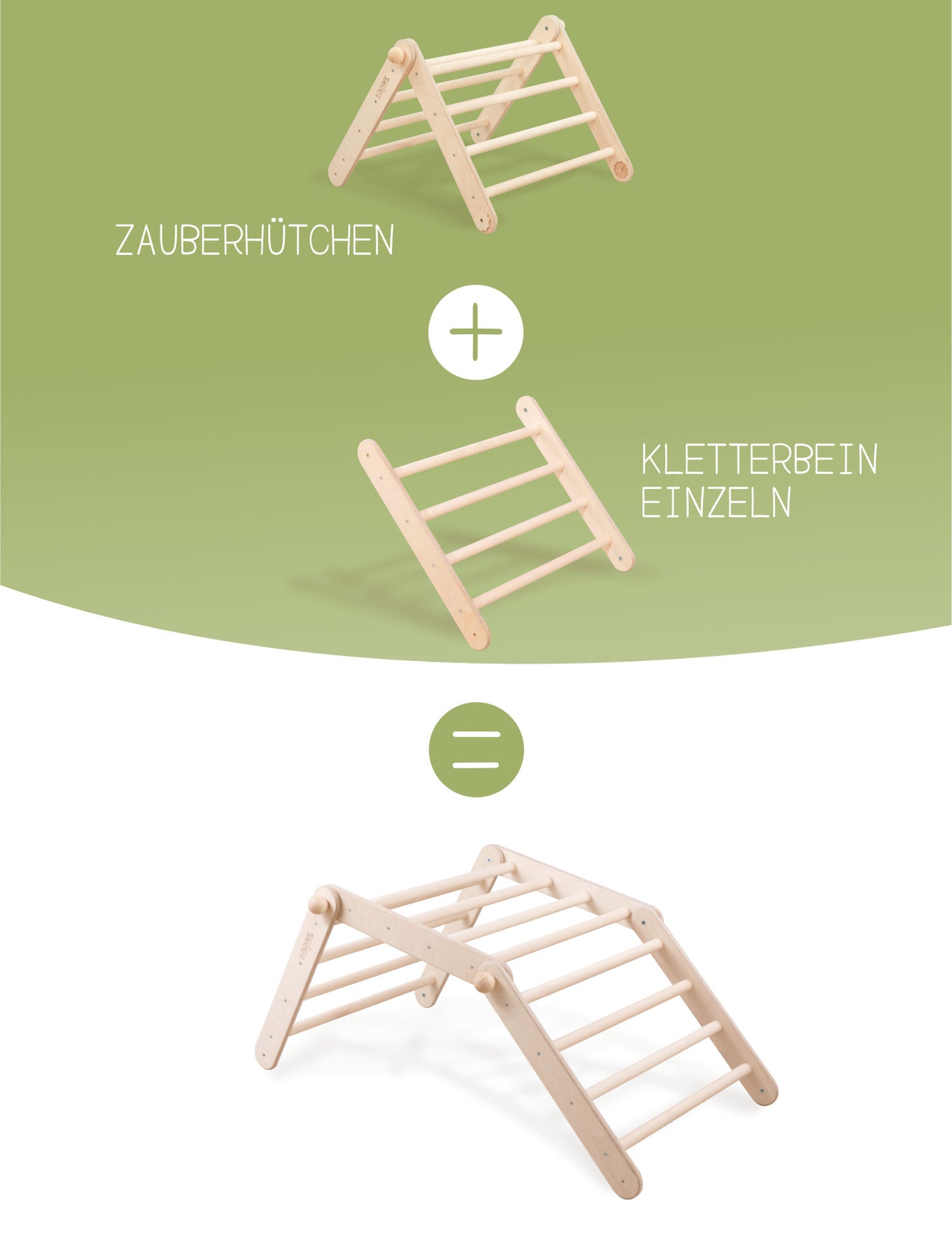 KLETTERBEIN einzeln | Erweiterungsteil für unsere Kletterdreiecke & -bögen